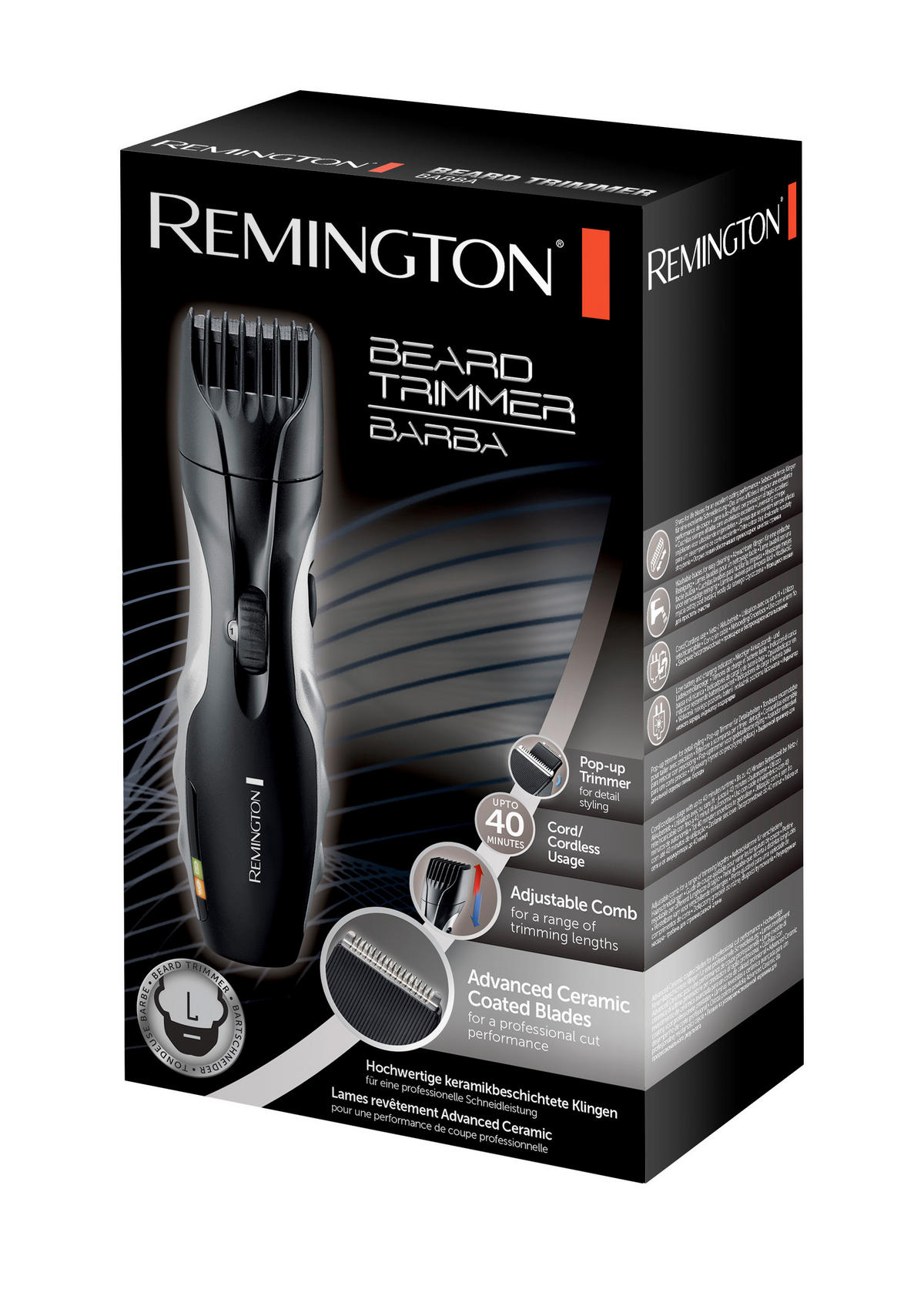 HAARSCHNEIDER  - Schwarz/Grau, Basics, Kunststoff (7,0/4,5/16cm) - Russell Hobbs