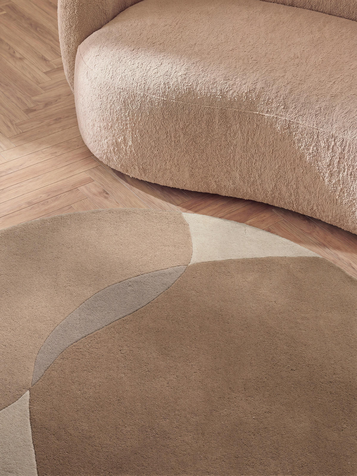 WOLLTEPPICH 200 cm Kollektion 1876 Ovia Creme, Beige rund  - Beige/Creme, Basics, Textil (200cm) - Villeroy & Boch