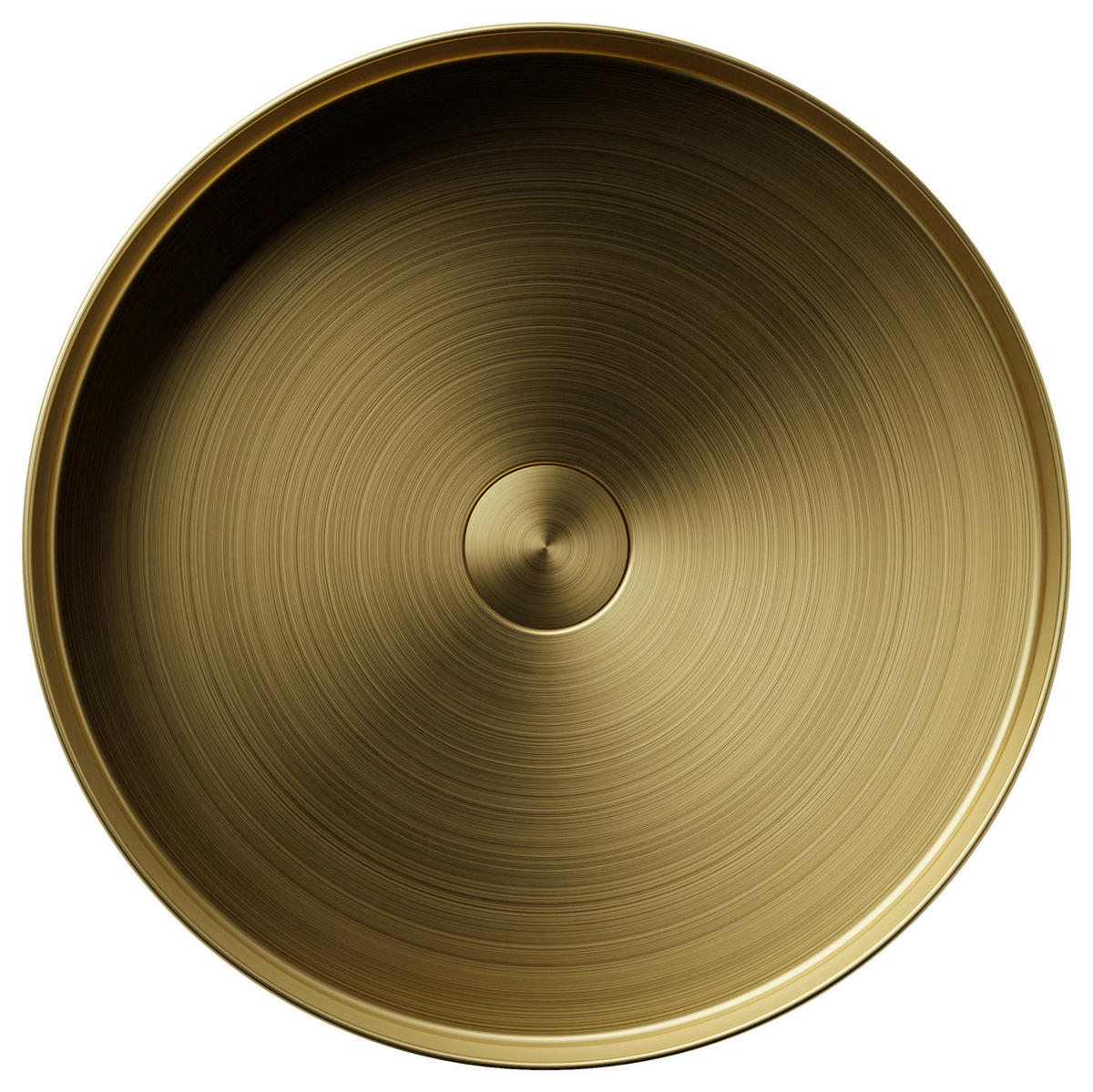 WASCHBECKEN 40/11/40 cm  - Goldfarben, MODERN, Metall (40/11/40cm)