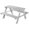 KINDER-GARTENSET Holz  - Grau, Basics, Holz (89/50/84cm) - Roba
