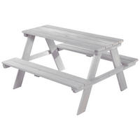 KINDER-GARTENSET Holz  - Grau, Basics, Holz (89/50/84cm) - Roba