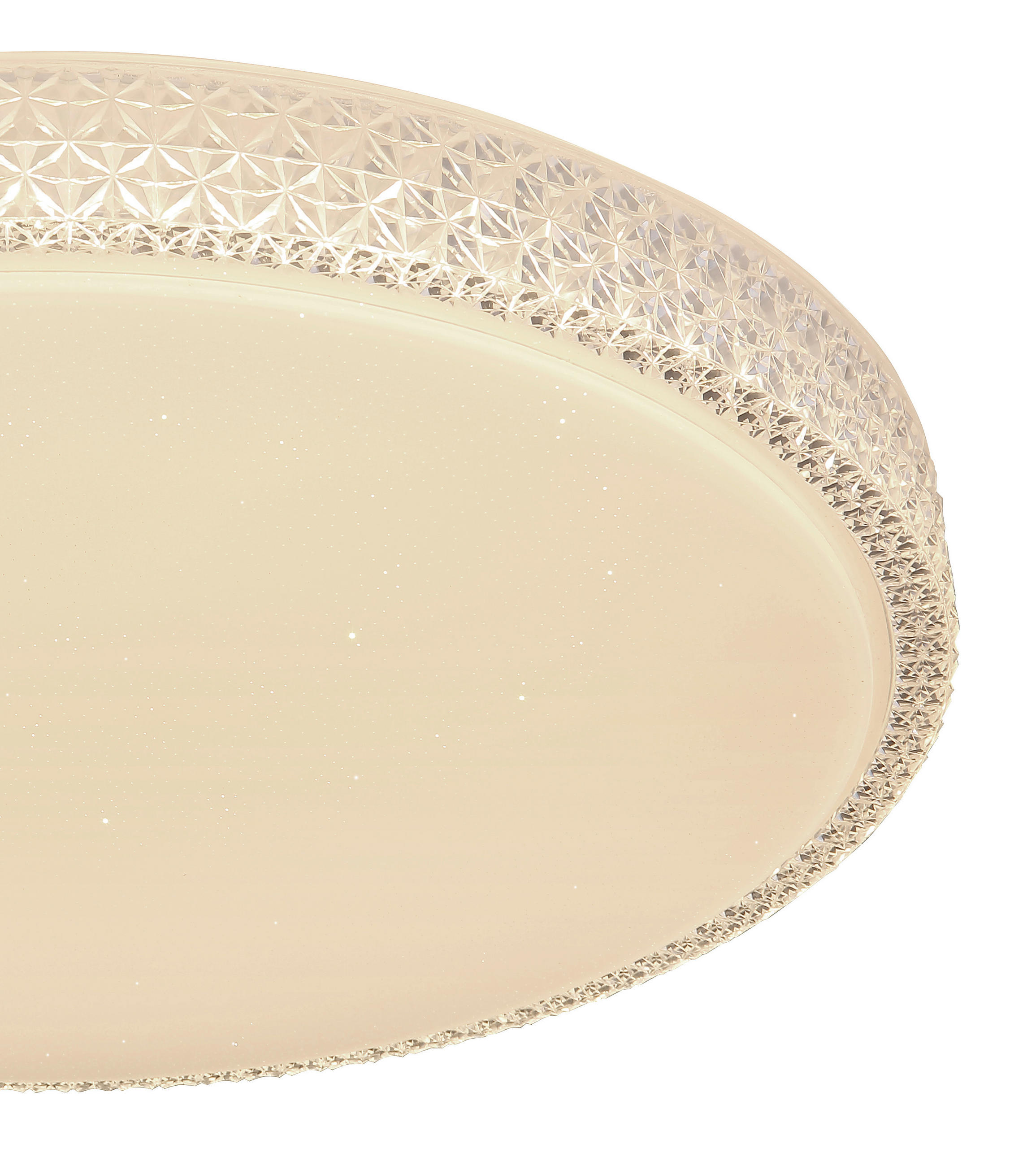 LED-DECKENLEUCHTE Ovi 60/11 cm   - Klar/Opal, KONVENTIONELL, Kunststoff/Metall (60/11cm) - Globo
