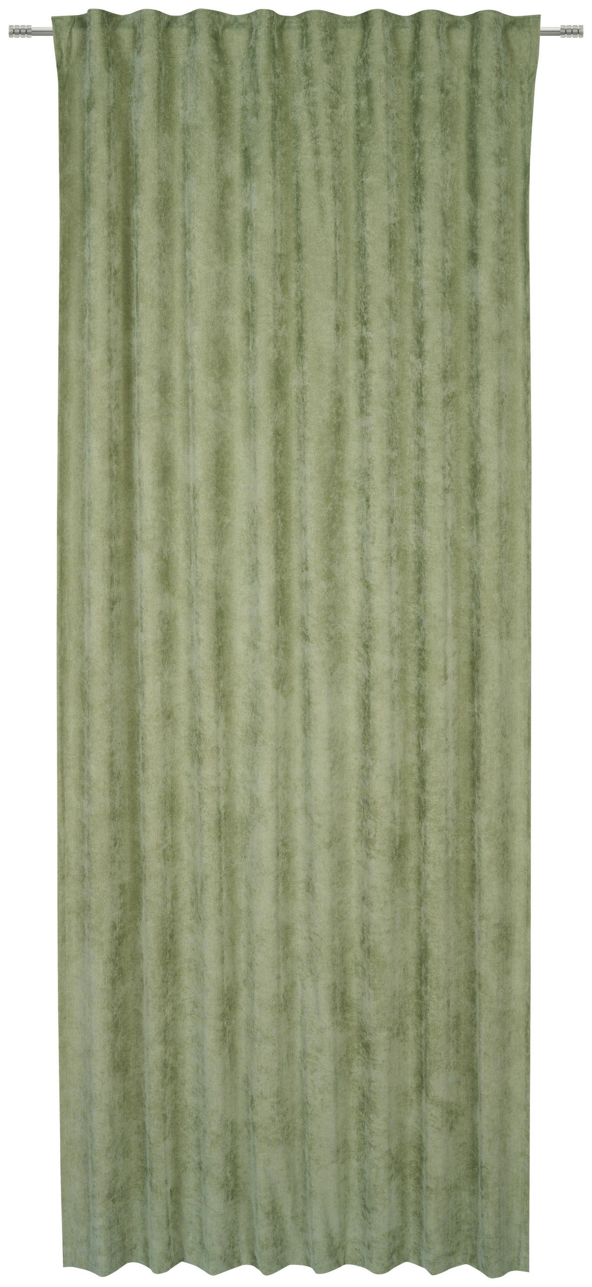 FERTIGVORHANG blickdicht  - Grün, Basics, Textil (135/245cm) - Esposa