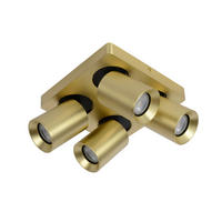 LED-STRAHLER - Messingfarben, Konventionell, Metall (20/20/11.5cm) - Lucide