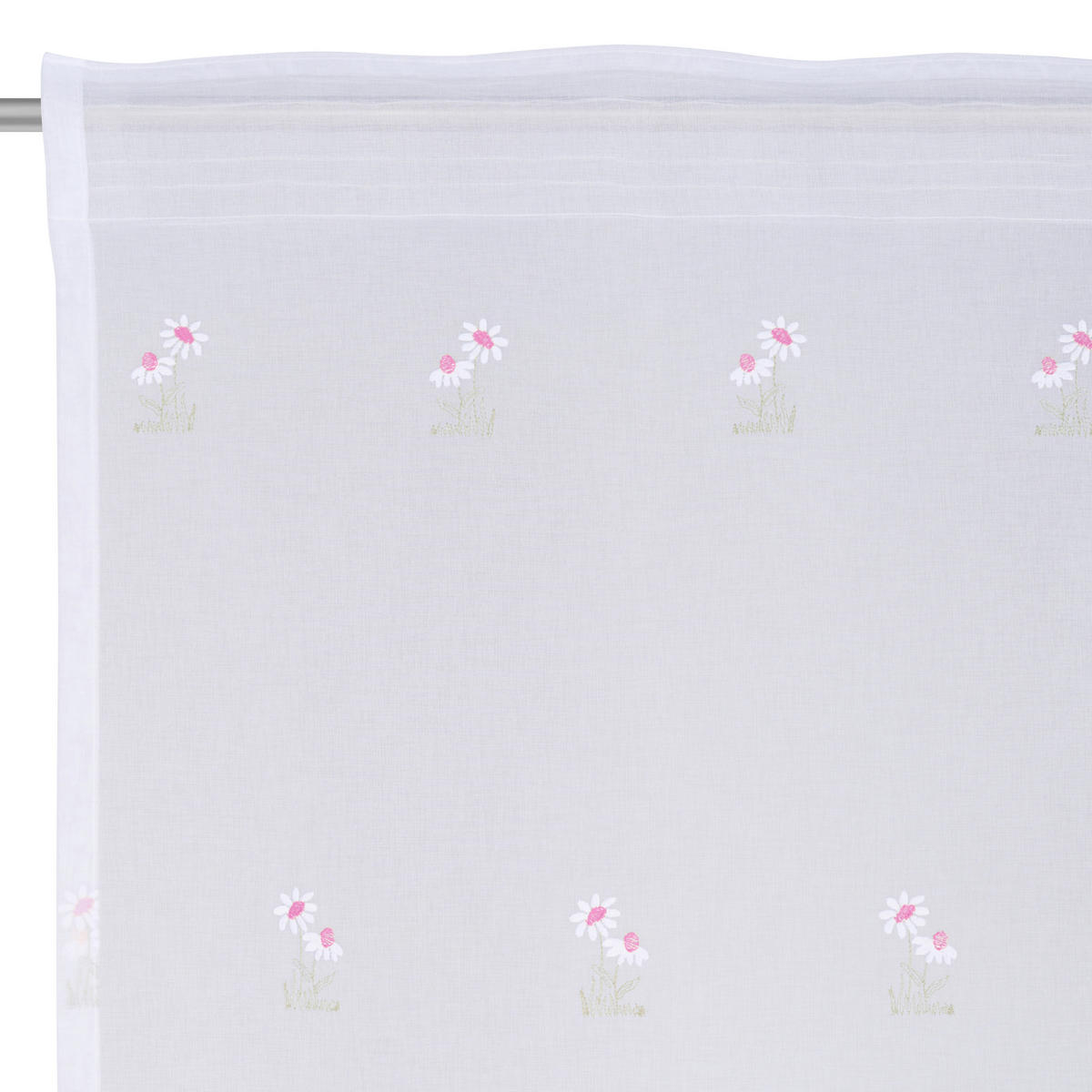 HOTOVÝ ZÁVĚS, průhledné, 140/245 cm - růžová, Konvenční, textil (140/245cm) - Esposa
