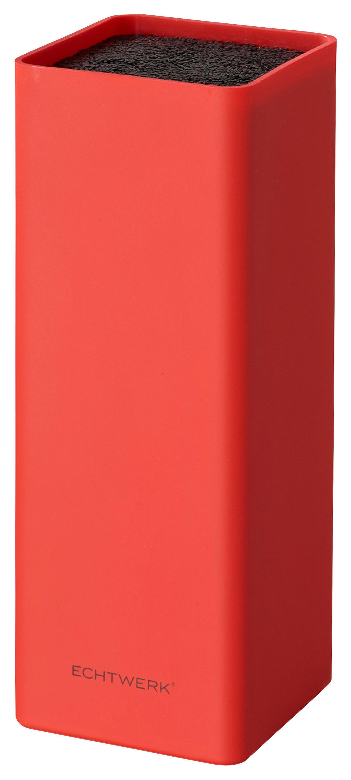 MESSERBLOCK  - Rot, Design, Kunststoff (9,3/21,5cm) - Echtwerk
