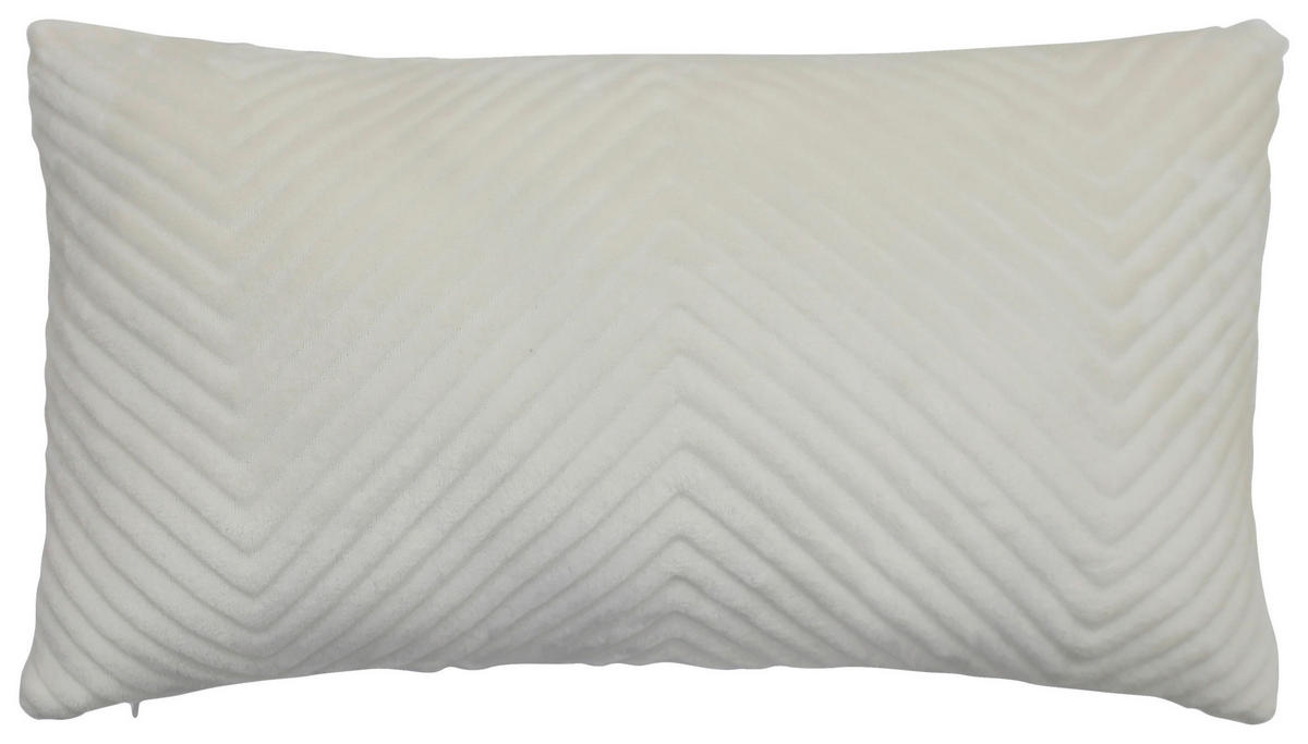 UKRASNI JASTUČIĆ 30/50 cm   ZICK-ZACK  - ecru, Basics, tekstil (30/50cm) - Novel