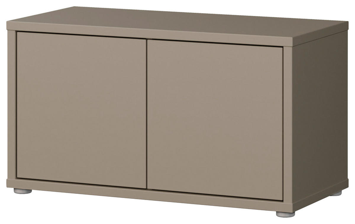 GARDEROBENBANK - Taupe/Grau, MODERN, Kunststoff (74,5/41,5/34,9cm) - Carryhome
