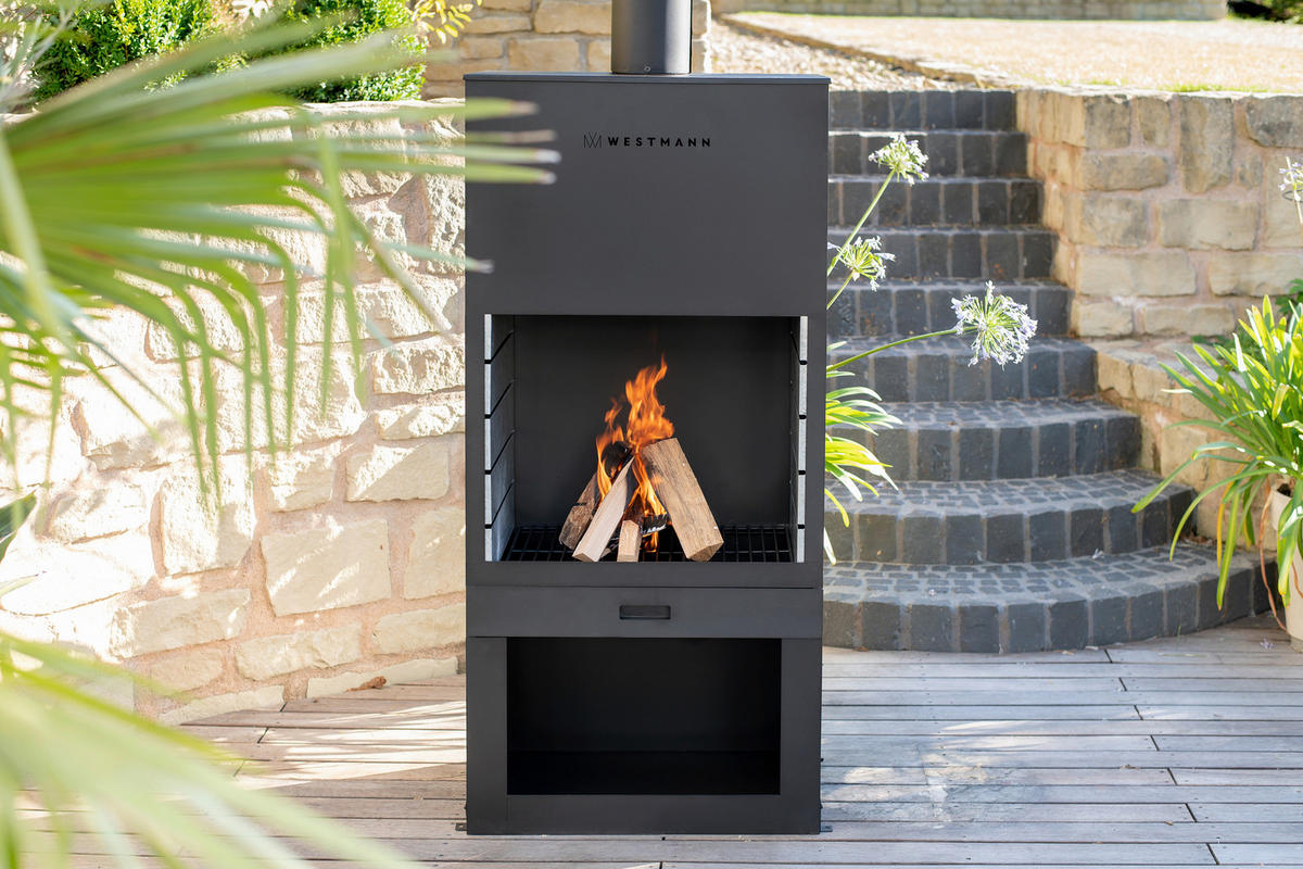 GRILOVACÍ MÍSA - černá, Konvenční, kov (41/70/229cm)