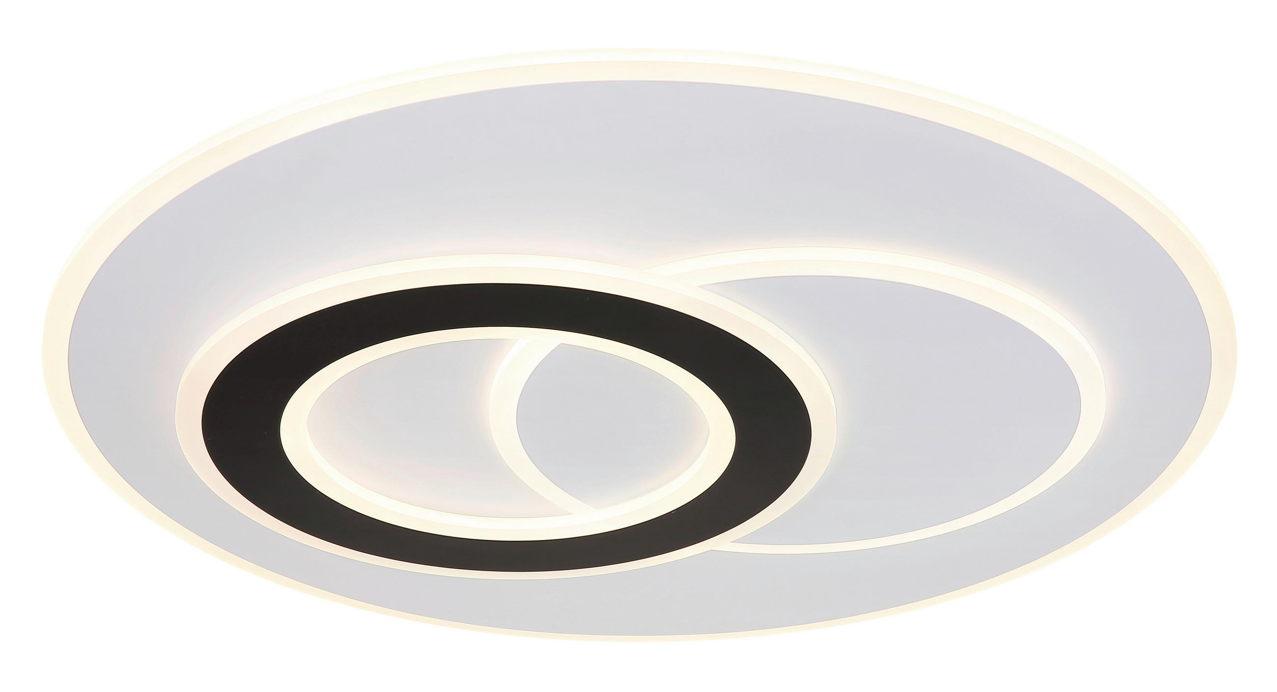 PLAFONIERĂ CU LED - alb/opal, Design, plastic/metal (70/5,9cm) - Globo