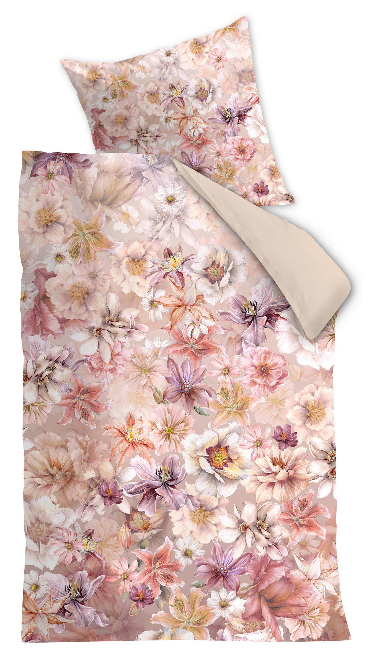 BETTWÄSCHE Fransaro Satin 200/210 cm  - Terracotta, Basics, Textil (200/210cm) - Novel