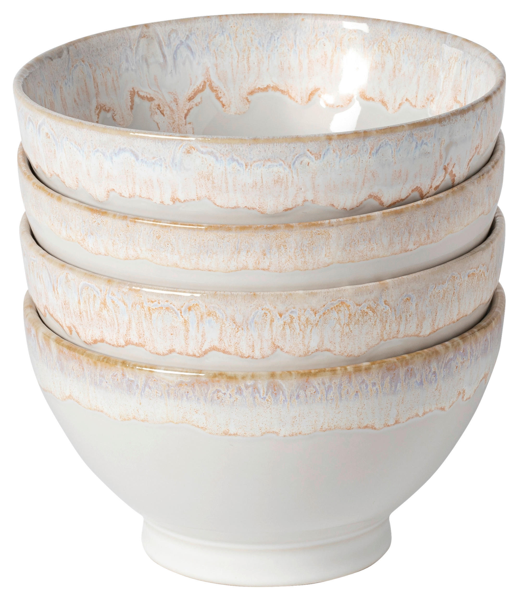 SCHÜSSELSET GRESPRESSO 4-teilig  - Weiß, Basics, Keramik (15/8cm) - Costa Nova