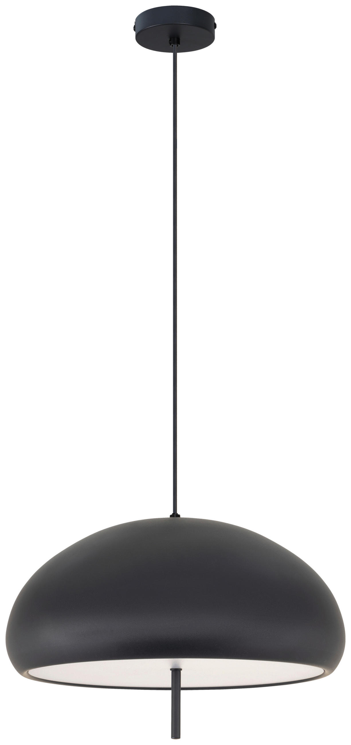 HÄNGELEUCHTE 40/120 cm   - Schwarz, Design, Kunststoff/Metall (40/120cm) - Collet's Monde
