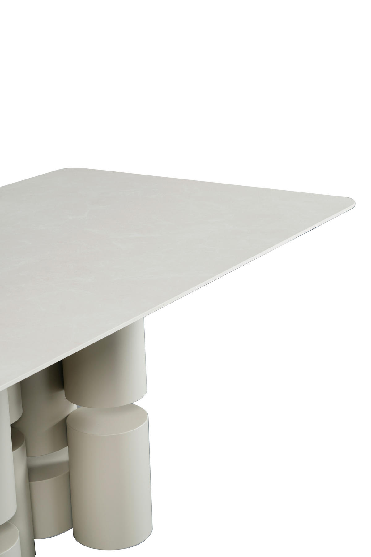 ESSTISCH in Metall, Keramik, Holzwerkstoff 200/100/76 cm  - Beige, Design, Keramik/Holzwerkstoff (200/100/76cm) - Belluti