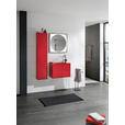 BADEZIMMER  in 70 cm  - Rot, Design, Glas/Holzwerkstoff (70cm) - Dieter Knoll