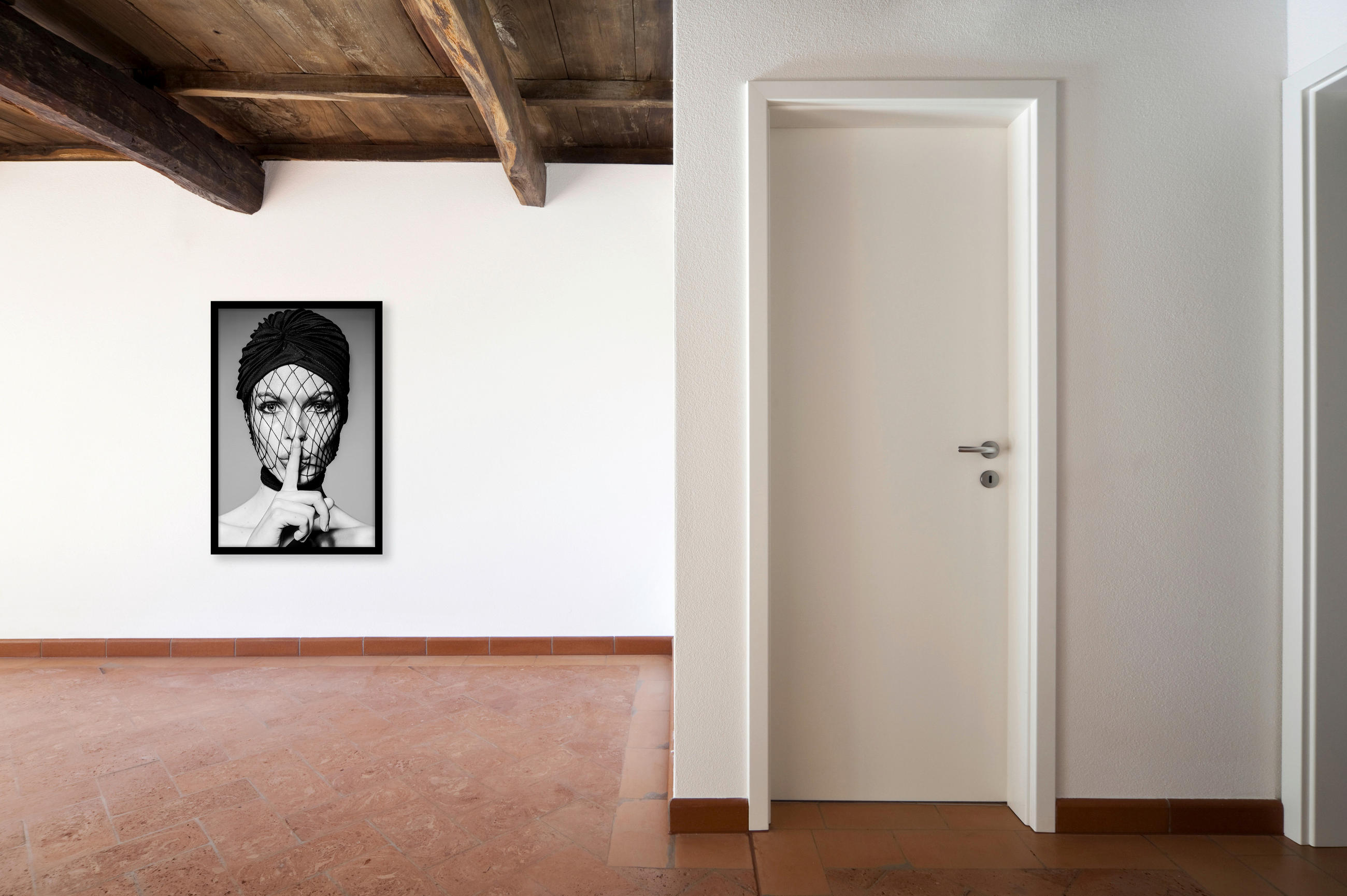 BILD 80/120 cm  - Schwarz, Design, Holz/Kunststoff (80/120cm)