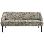 SITZBANK in Textil Braun, Beige  - Beige/Schwarz, KONVENTIONELL, Textil/Metall (197/85/72cm) - Moderano