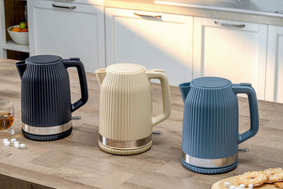 WASSERKOCHER Sous Chef  - Anthrazit, Basics, Kunststoff (1.7l) - GUZZINI