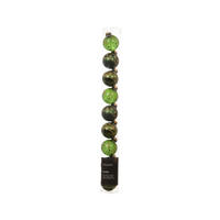 JULGRANSKULOR SET 3/3/3 cm 9 delar  - pinjefärg, Basics, glas (3/3/3cm)