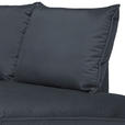 ECKSOFA Anthrazit Samt  - Anthrazit/Schwarz, Design, Textil/Metall (241/200cm) - Carryhome