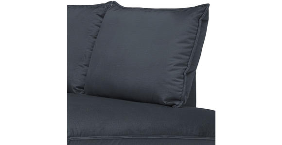 ECKSOFA Anthrazit Samt  - Anthrazit/Schwarz, Design, Textil/Metall (241/200cm) - Carryhome