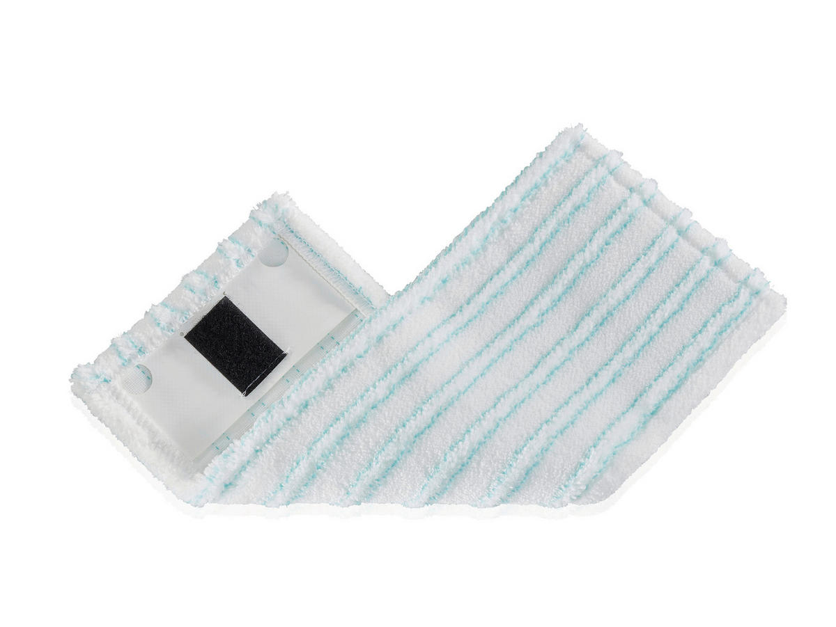 NÁHRADA K MOPU Clean twist M - biela/tyrkysová, Basics, textil/plast (33cm) - Leifheit