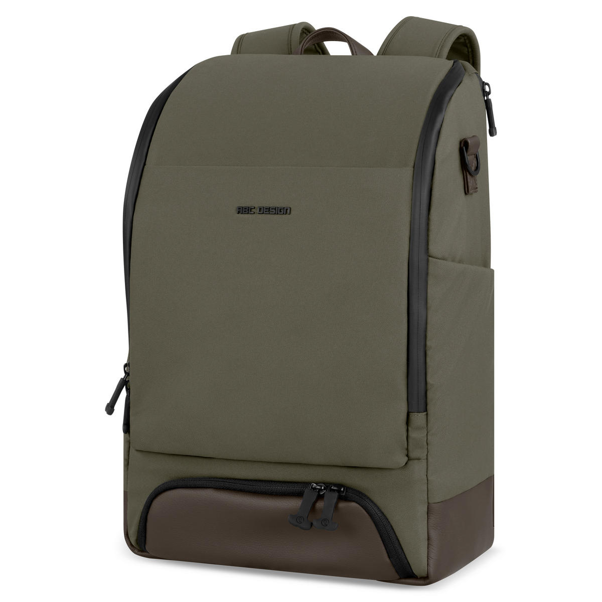 WICKELRUCKSACK Active  - Olivgrün, Basics, Textil (44/30/17cm) - ABC Design