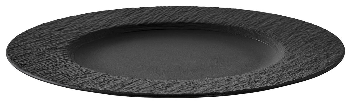 MĚLKÝ TALÍŘ, keramika, 27 cm - černá, Design, keramika (27cm) - Villeroy & Boch