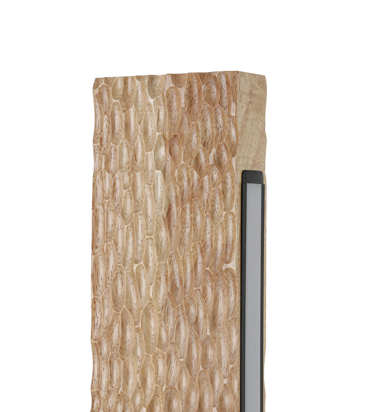STEHLEUCHTE 18/120/25 cm  - Schwarz/Naturfarben, Trend, Holz/Kunststoff (18/120/25cm) - Collett's Monde