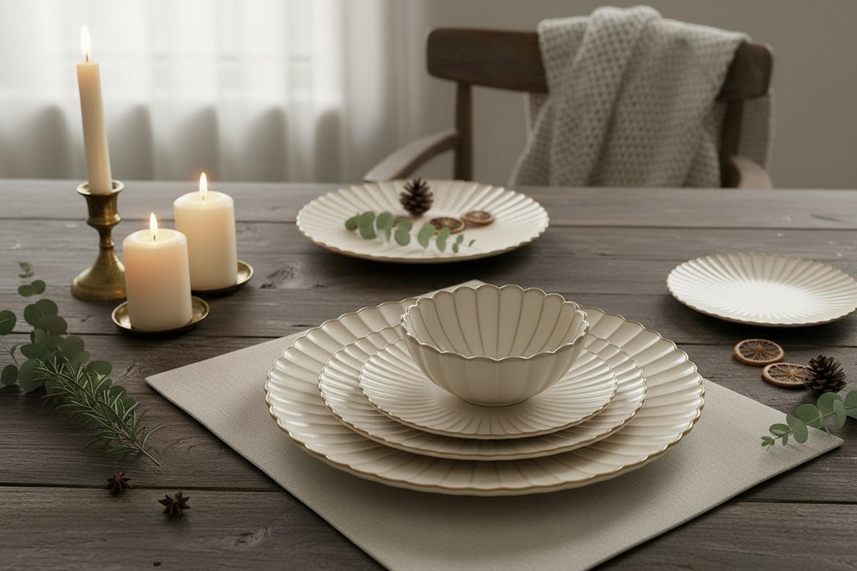 KOMBISERVICE Perlmutt PARIS 25-teilig 6 Personen  - Perlmutt, Basics, Keramik (30/30/10cm)