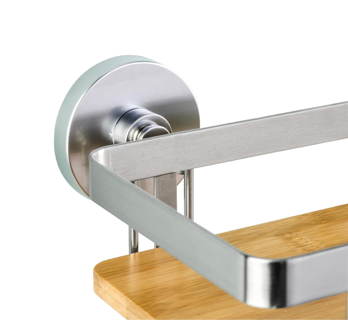 MONTAGEPLATTEN - Silberfarben, Design, Metall (6cm) - Wenko