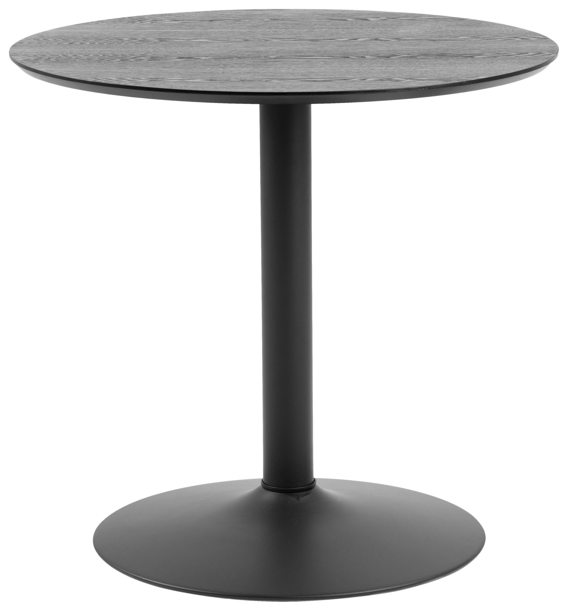 BISTROTISCH in Holzwerkstoff 80/80/75 cm  - Schwarz, Design, Holzwerkstoff/Metall (80/80/75cm) - Ambia Home