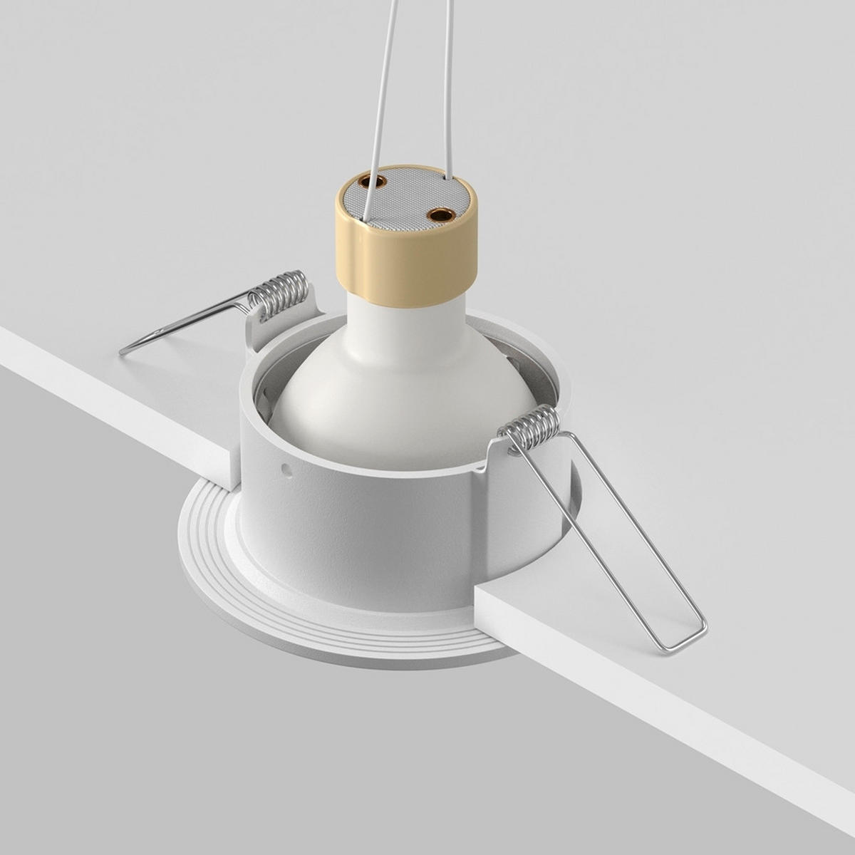 DECKENLEUCHTE  8,5/4 cm    - Weiss, Modern, Metall (8,5/4cm) - MAYTONI