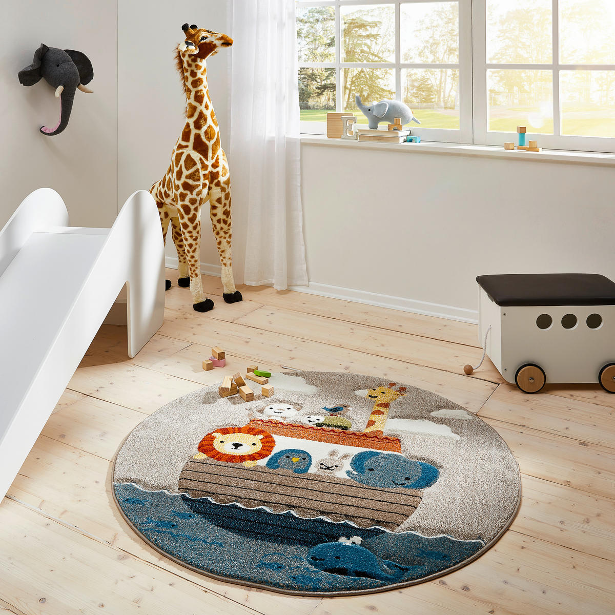 KINDERTEPPICH 120 cm Arche Noah  - Multicolor, Trend, Textil (120cm) - Ben'n'jen