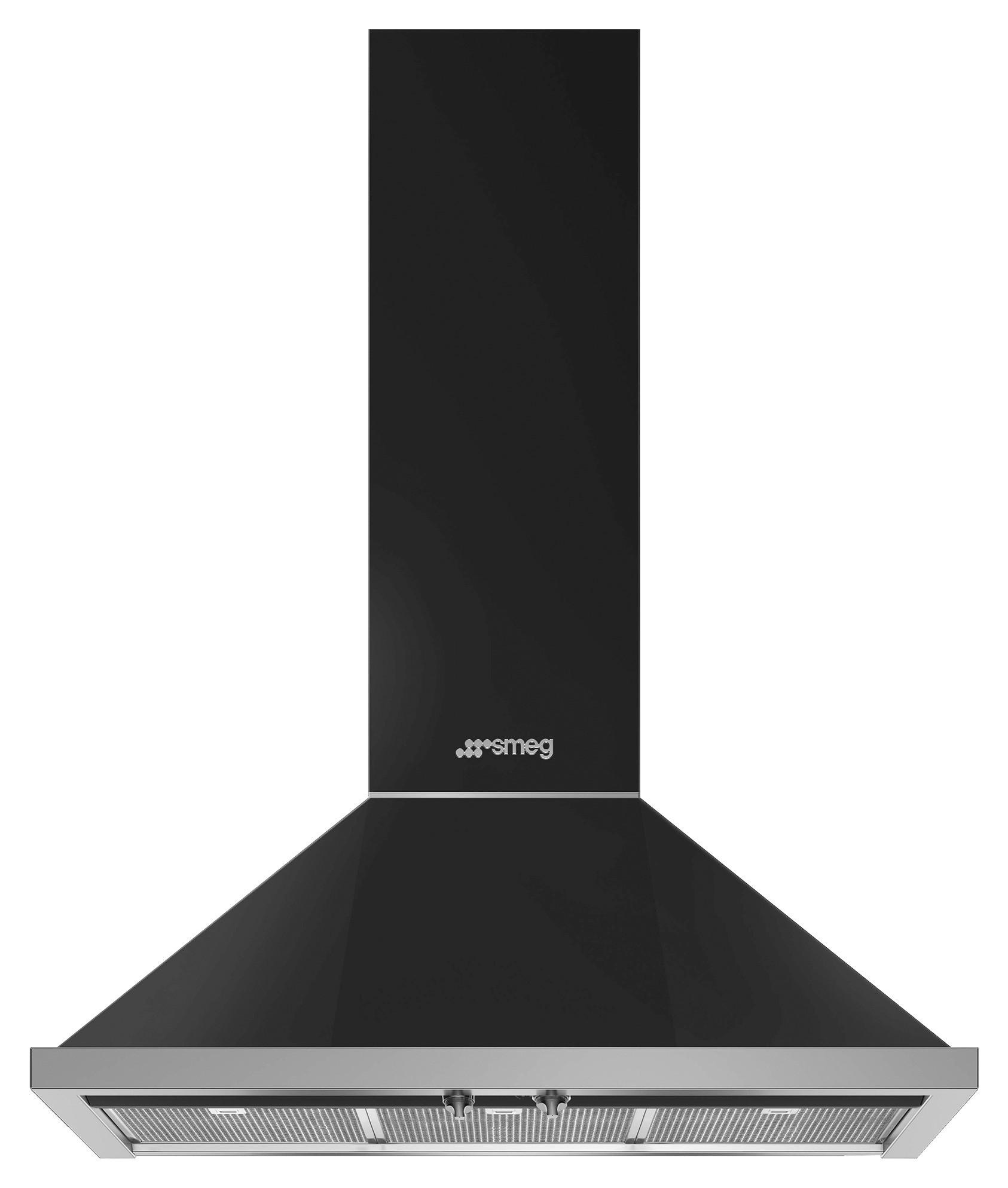 DUNSTABZUGSHAUBE KPF9AN  - Anthrazit, Basics, Metall (89,6/122,7/49,5cm) - SMEG