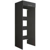 WASCHMASCHINENSCHRANK 67,5/200/67,5 cm  in Anthrazit  - Anthrazit/Silberfarben, Design, Holzwerkstoff/Metall (67,5/200/67,5cm)