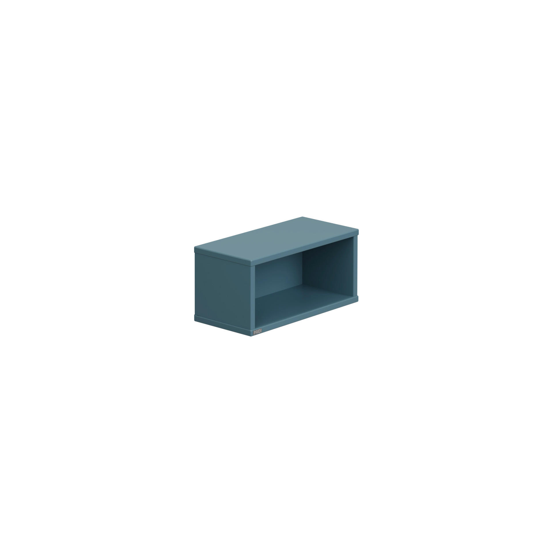 WANDREGAL Blau  - Blau, Design, Holzwerkstoff (40/18,5/18,7cm) - Paidi