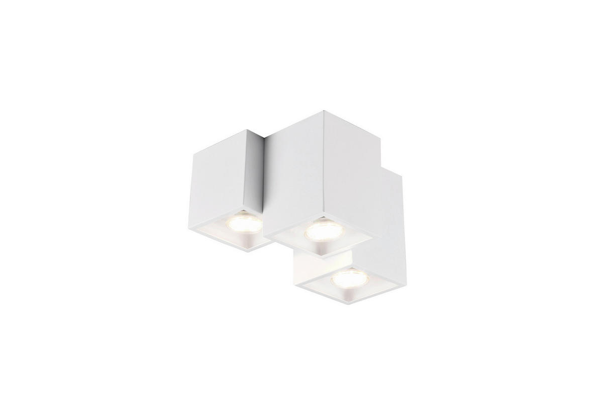 DECKENLEUCHTE     - Weiss, Design, Metall (23/15/20cm) - Trio Leuchten