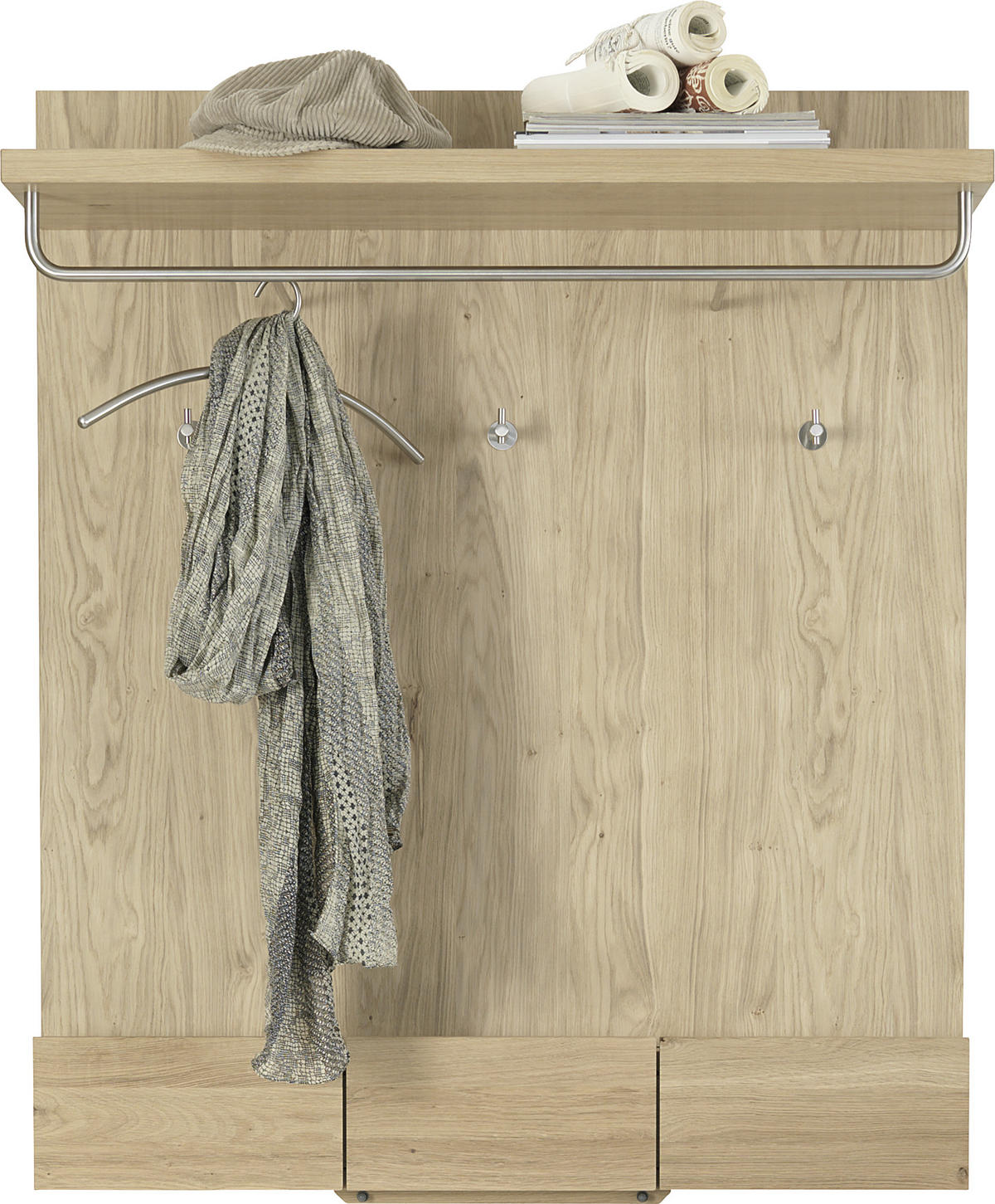GARDEROBENPANEEL  in 96/112/37,5 cm  - Eichefarben, Natur, Holz (96/112/37,5cm) - Voglauer