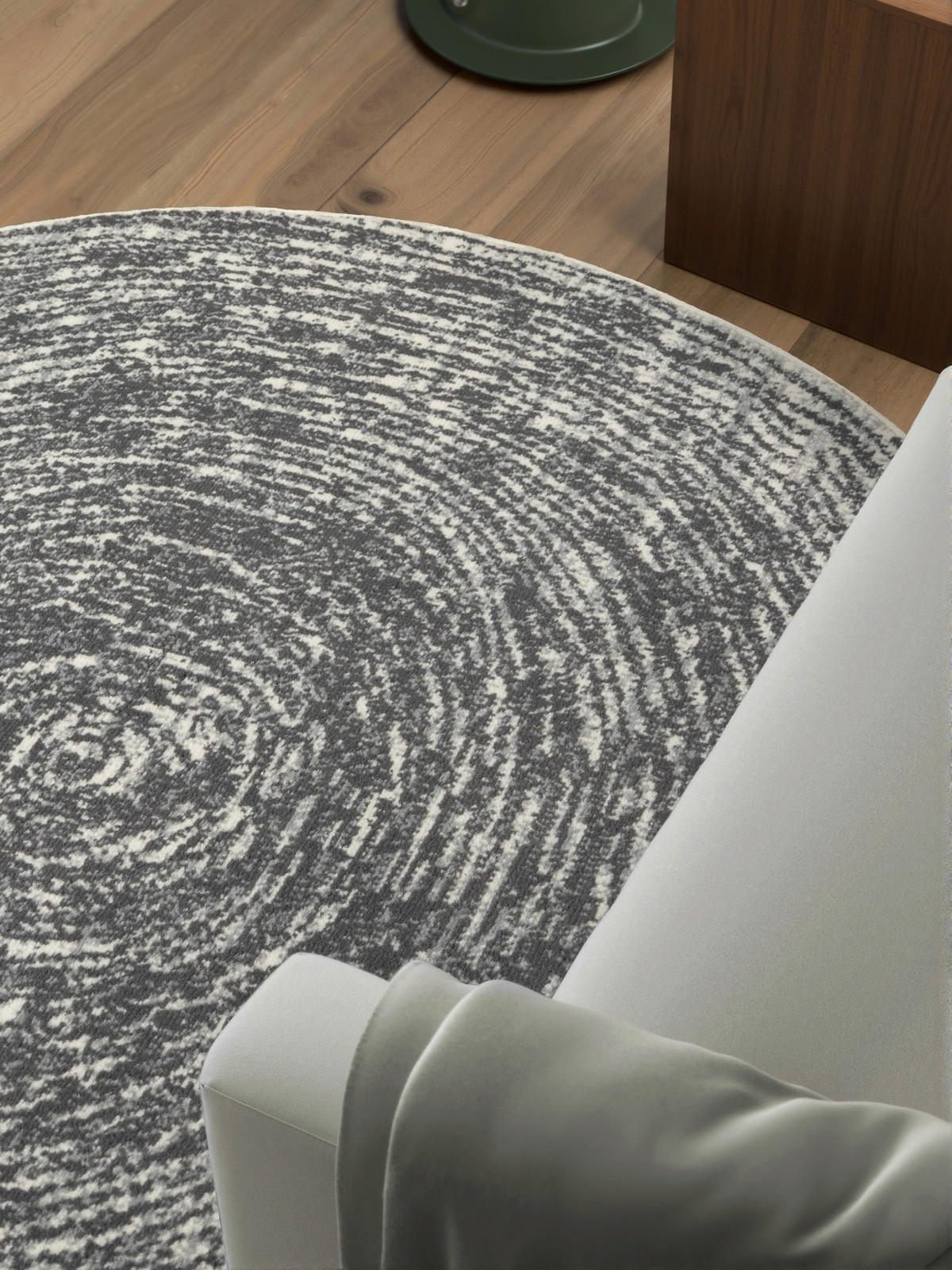 WEBTEPPICH 120 cm Gloria Creme, Grau  - Creme/Grau, Design, Kunststoff/Textil (120cm) - Novel