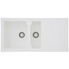 SPÜLE 1712ALINEO100X50W  - Weiß, Trend, Stein (100/21/50cm) - Respekta