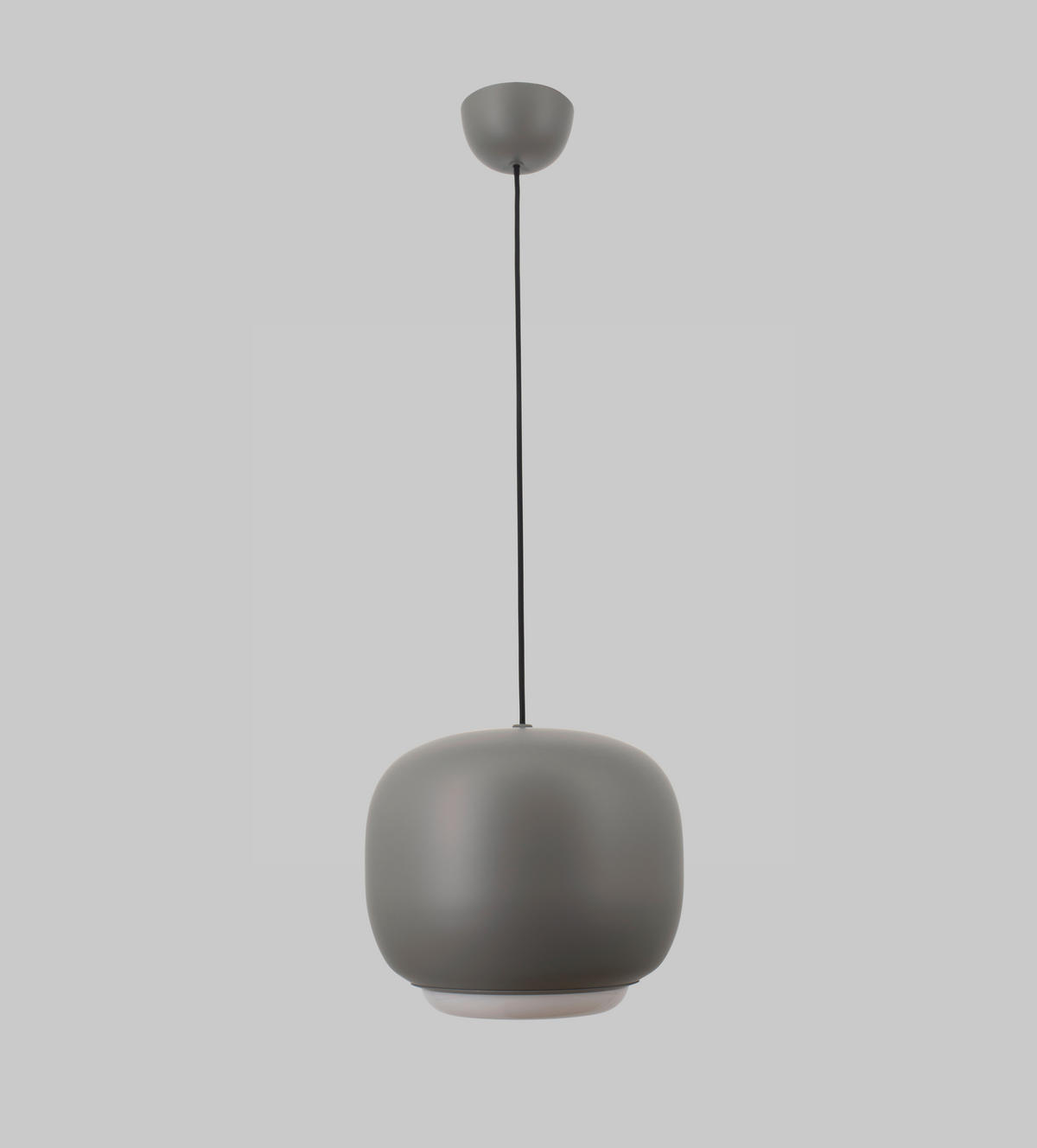 LED-HÄNGELEUCHTE Positano 30/30/26,3 cm  - Grau, Design, Kunststoff/Metall (30/30/26,3cm)