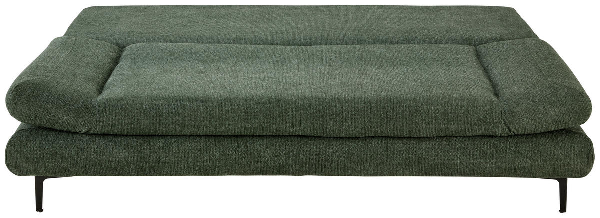 BÄDDSOFFA i flatväv mörkgrön  - svart/mörkgrön, Modern, textil (191/42-76/86cm) - MID.YOU