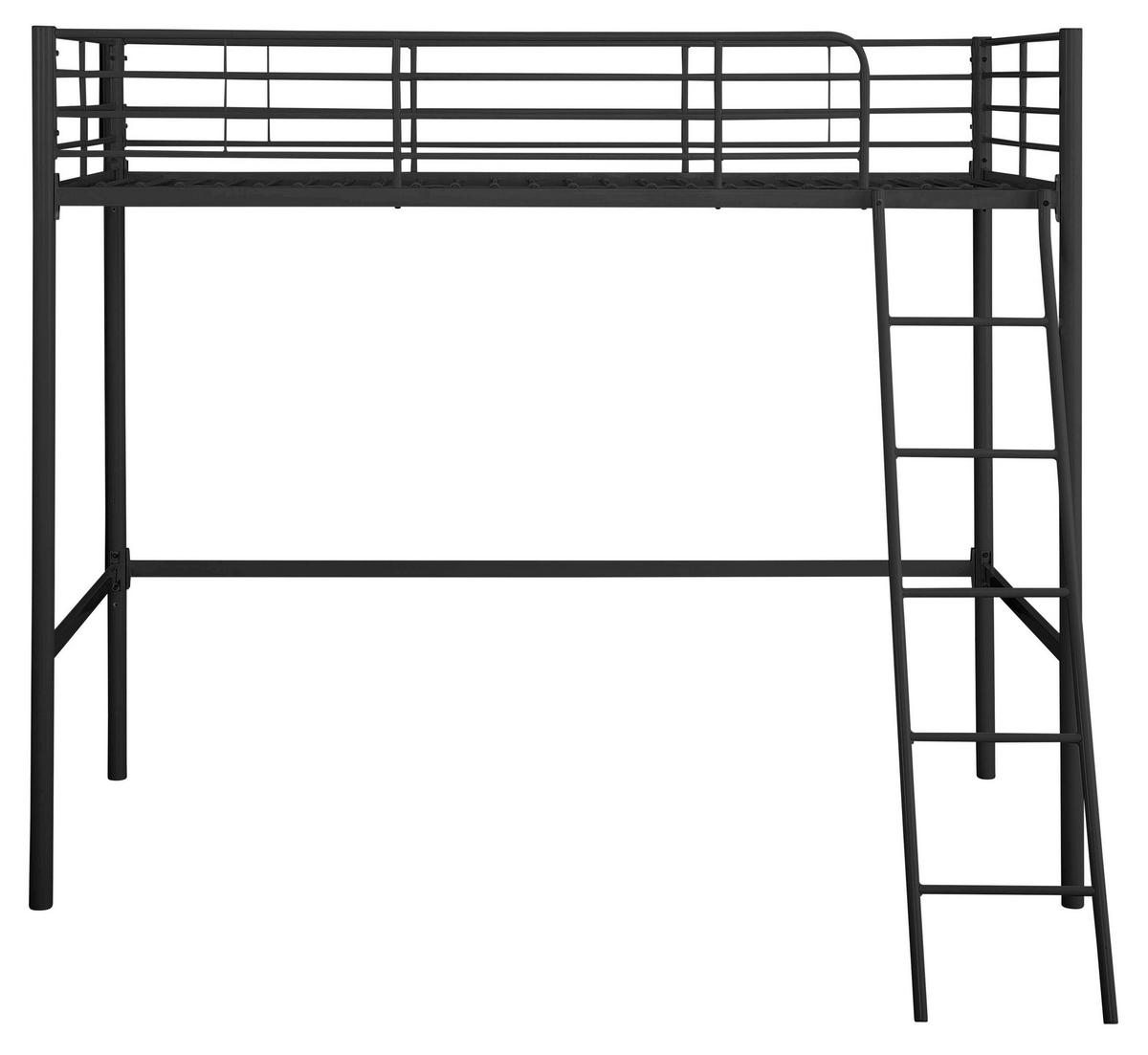 HOCHBETT 90/200 cm  - Schwarz, Design, Metall (90/200cm) - MID.YOU