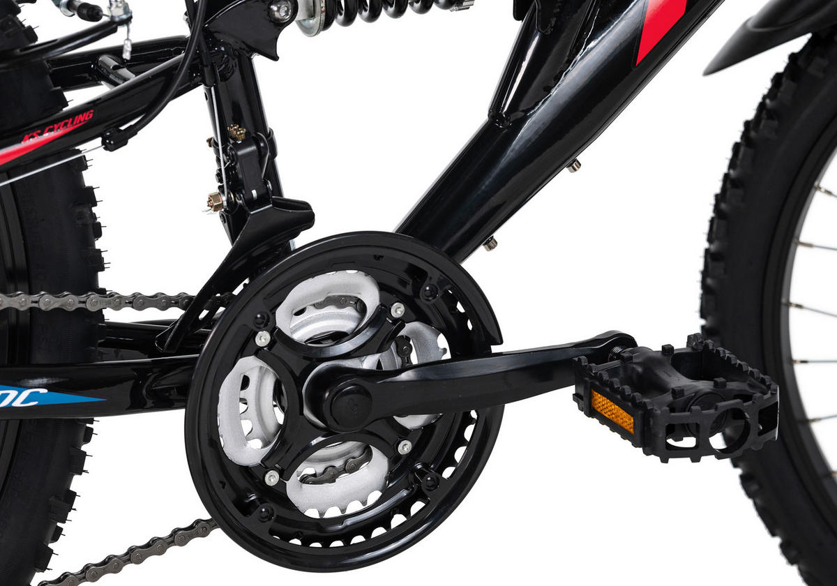 KINDERFAHRRAD 20 Zoll  - Schwarz, Basics, Metall - Atrigo