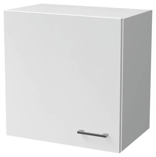KÜCHENOBERSCHRANK 60/54,8/32 cm in Weiß - Alufarben/Weiß, KONVENTIONELL, Holzwerkstoff/Kunststoff (60/54,8/32cm) - FlexWell