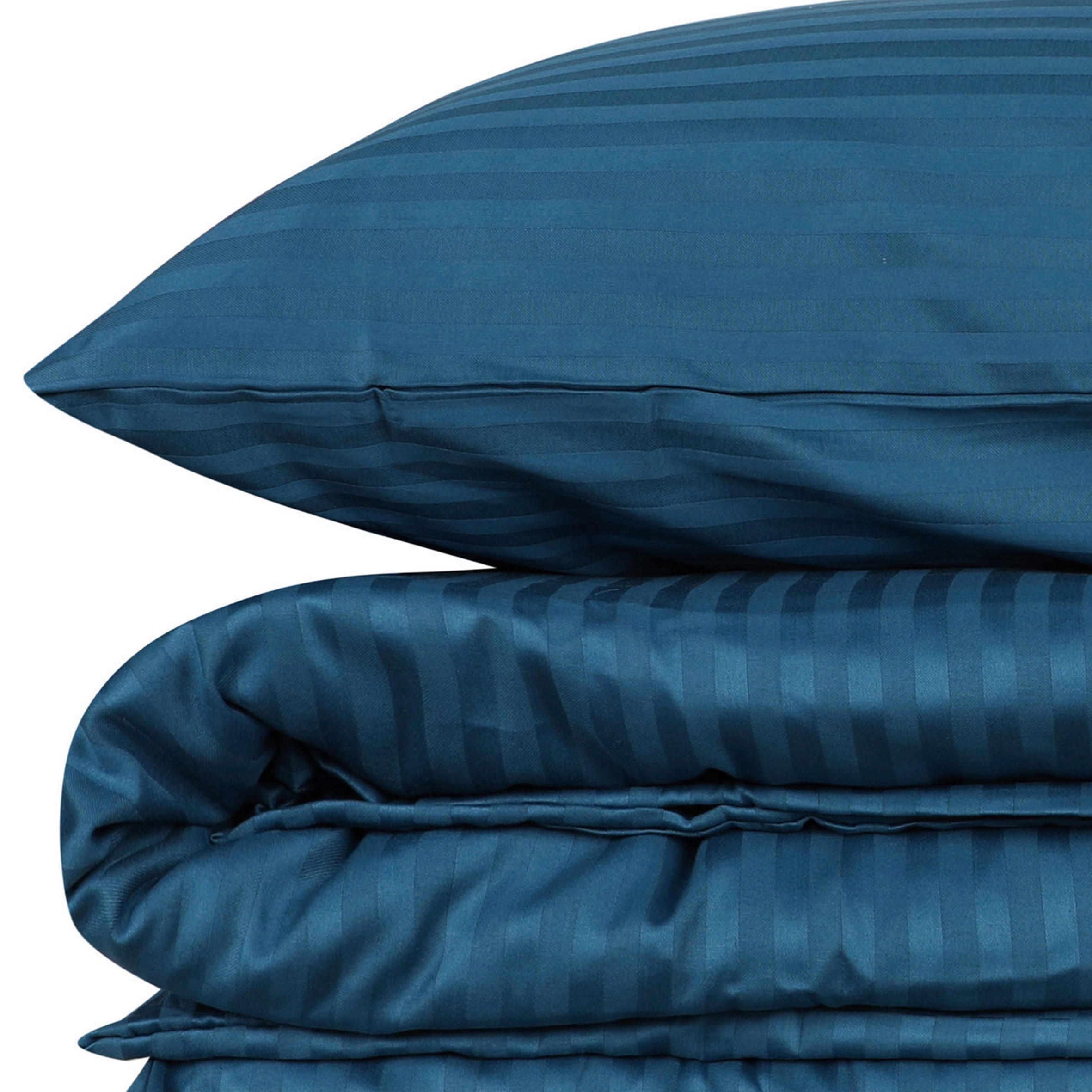 BETTWÄSCHE Satin 155/220 cm  - Blau, Basics, Textil (155/220cm)