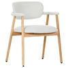 ARMLEHNSTUHL  in  - Beige/Naturfarben, MODERN, Holz/Textil (59/78/57cm) - Livetastic