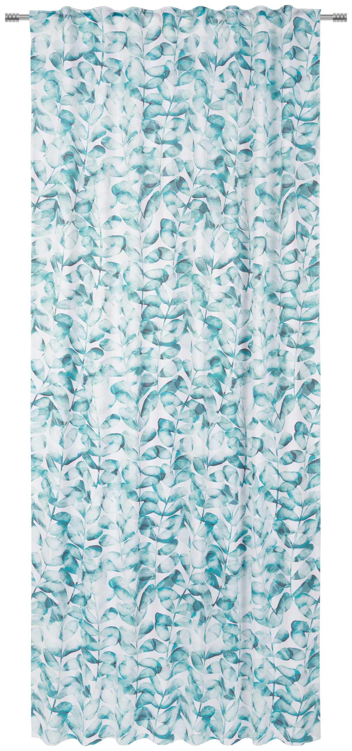 GOTOVA ZAVJESA zelena, tirkizna 135/245 cm   - zelena/tirkizna, Konvencionalno, tekstil (135/245cm) - Esposa