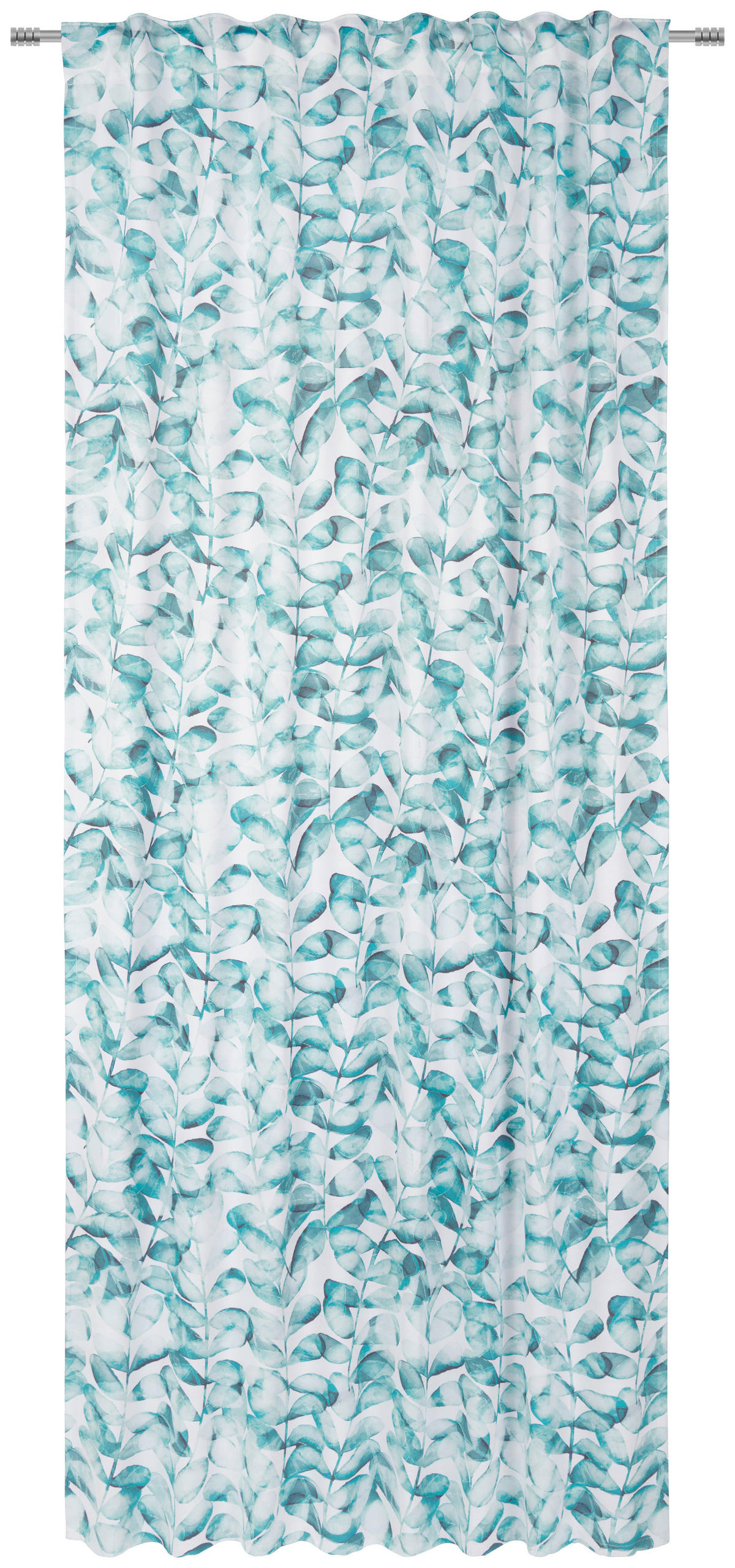 GOTOVA ZAVJESA zelena, tirkizna 135/245 cm   - zelena/tirkizna, Konvencionalno, tekstil (135/245cm) - Esposa
